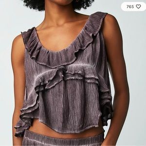 Free People Tie Dyed Crop Top